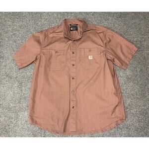 Carhartt Men's Size XL Rugged Flex Relaxed Fit Midweight Short Sleeve Shirt
